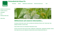 Desktop Screenshot of biofix.de